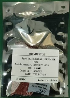 Gold Electrode NTC Thermistor